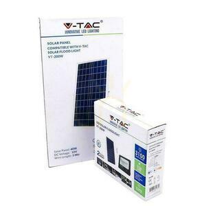 Projektor LED Solarny V-TAC 40W Czarny IP65, Pilot, Timer VT-200W 4000K 3100lm small 1