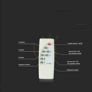 Projektor LED Solarny V-TAC 40W Czarny IP65, Pilot, Timer VT-200W 4000K 3100lm small 6