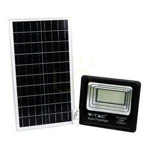 Projektor LED Solarny V-TAC 40W Czarny IP65, Pilot, Timer VT-200W 4000K 3100lm small 0