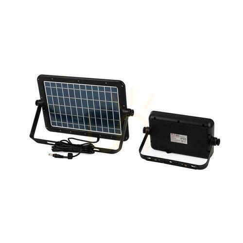 Sprawdź Projektor LED Solarny V-TAC 10W USB Czarny IP65 VT-788-10 4000K 1100lm