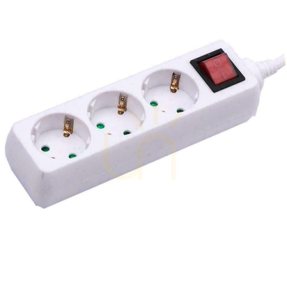 Sprawdź Przedłużacz 3 gniazda z włącznikiem V-TAC (3G 1.5MM2 X 1.5M) Biały VT-1113 Przedłużacz 3 gniazda z włącznikiem V-TAC (3G 1.5MM2 X 1.5M) Biały VT-1113