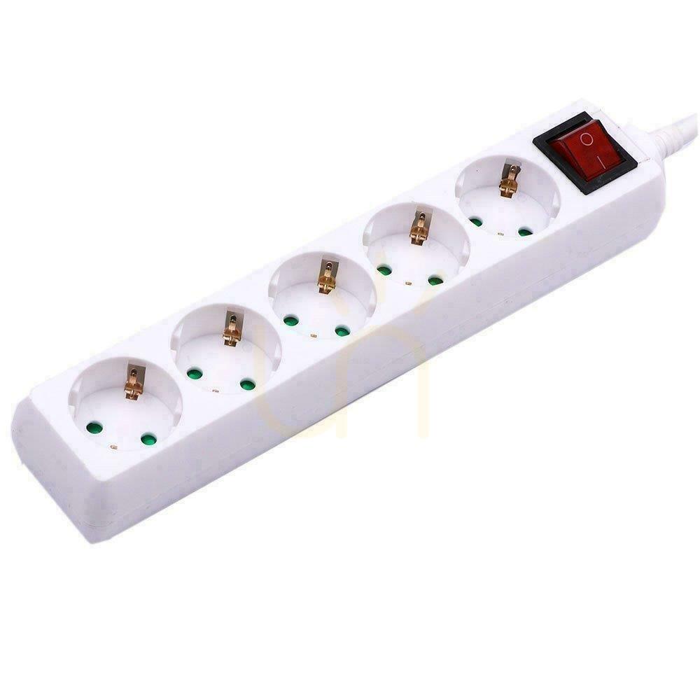 Sprawdź Przedłużacz 5 gniazd z włącznikiem V-TAC (3G 1.5MM2 X 1.5M) Biały VT-1115 Przedłużacz 5 gniazd z włącznikiem V-TAC (3G 1.5MM2 X 1.5M) Biały VT-1115
