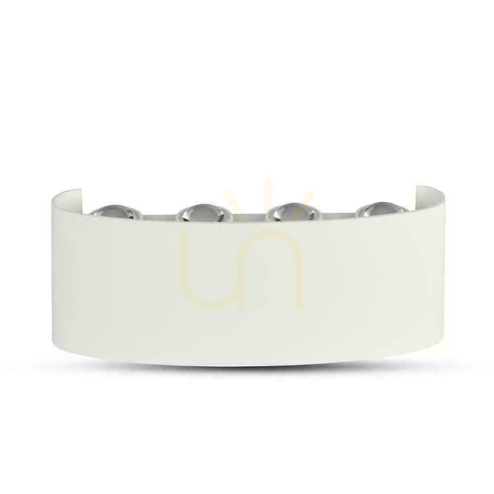 Sprawdź Oprawa Ścienna Góra Dół V-TAC 8W LED Biała IP54 VT-848 4000K 800lm Oprawa Ścienna Góra Dół V-TAC 8W LED Biała IP54 VT-848 4000K 800lm