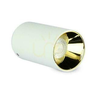 Oprawa Sufitowa V-TAC GU10 Okrągła Natynkowa Tuba Biały+Złoty 80x140mm VT-882-R 3 Lata Gwarancji 1 Oprawa Sufitowa V-TAC GU10 Okrągła Natynkowa Tuba Biały+Złoty 80x140mm VT-882-R 3 Lata Gwarancji small 1