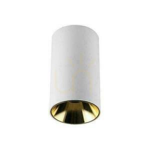 Oprawa Sufitowa V-TAC GU10 Okrągła Natynkowa Tuba Biały+Złoty 80x140mm VT-882-R 3 Lata Gwarancji 0 Oprawa Sufitowa V-TAC GU10 Okrągła Natynkowa Tuba Biały+Złoty 80x140mm VT-882-R 3 Lata Gwarancji small 0