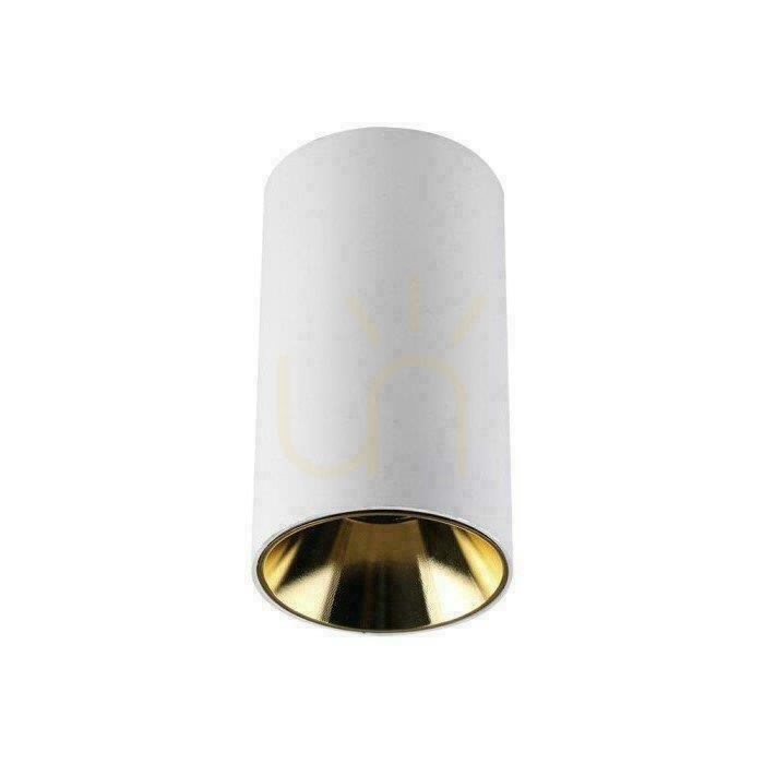 Sprawdź Oprawa Sufitowa V-TAC GU10 Okrągła Natynkowa Tuba Biały+Złoty 80x140mm VT-882-R 3 Lata Gwarancji Oprawa Sufitowa V-TAC GU10 Okrągła Natynkowa Tuba Biały+Złoty 80x140mm VT-882-R 3 Lata Gwarancji