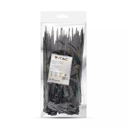 Sprawdź Opaska Zaciskowa V-TAC 4.8x200mm Czarna 22kg Nylon66 (Opak. 100szt)