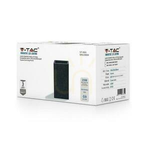 Kinkiet V-TAC BETON 2xG9 LED Prostokąt Ciemny Szary IP20 VT-893 small 3