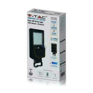 Oprawa Uliczna Solarna V-TAC 40W LED Czarna IP65 120Lm/W VT-ST42 4000K 4800lm 3 Lata Gwarancji small 4