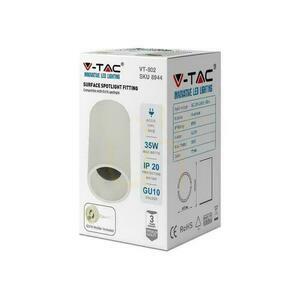 Oprawa V-TAC Aluminiowa GU10 Okrągła Natynkowa Tuba Biała 70x107mm VT-802-W 3 Lata Gwarancji 3 Oprawa V-TAC Aluminiowa GU10 Okrągła Natynkowa Tuba Biała 70x107mm VT-802-W 3 Lata Gwarancji small 3