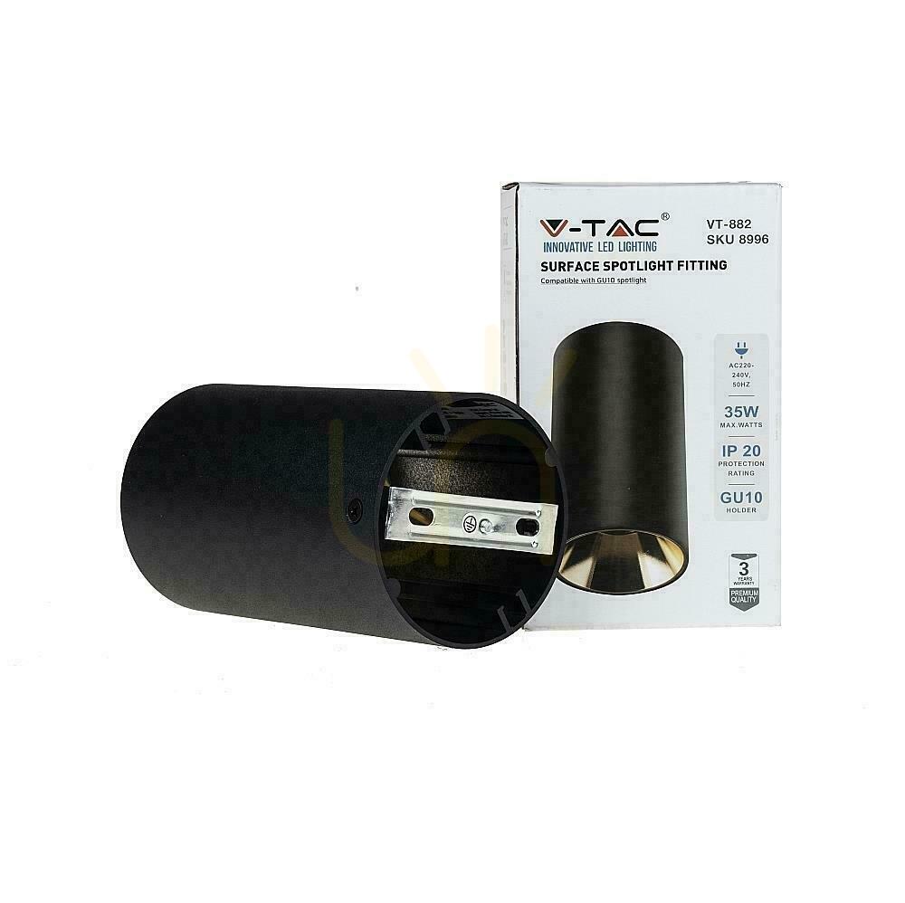 Sprawdź Oprawa Sufitowa V-TAC GU10 Okrągła Natynkowa Tuba Czarny+Złoto 80x140mm VT-882RD 3 Lata Gwarancji Oprawa Sufitowa V-TAC GU10 Okrągła Natynkowa Tuba Czarny+Złoto 80x140mm VT-882RD 3 Lata Gwarancji
