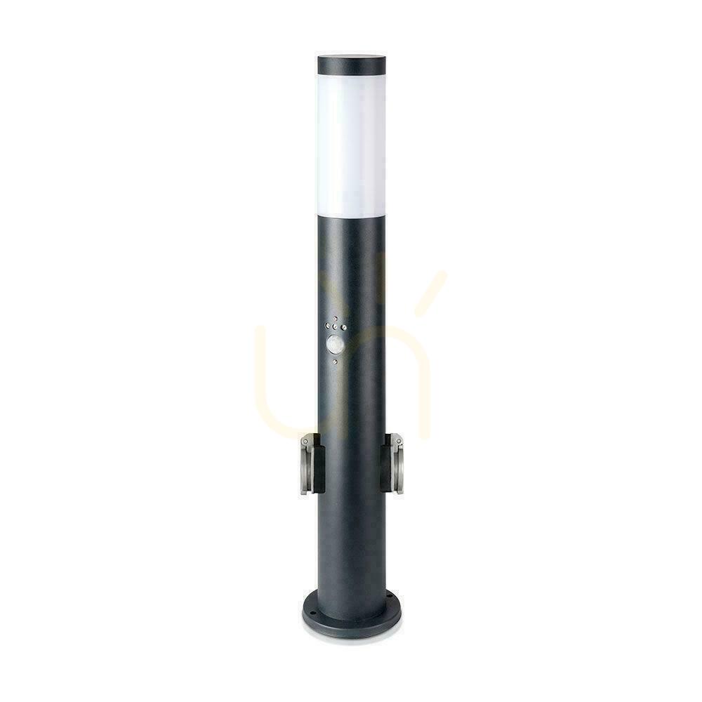Sprawdź Słupek Ogrodowy V-TAC 60CM E27 Szary Czujnik Ruchu Gniazda VT-838-60 Słupek Ogrodowy V-TAC 60CM E27 Szary Czujnik Ruchu Gniazda VT-838-60
