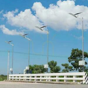 Oprawa Uliczna Solarna LED V-TAC SAMSUNG CHIP 50W Biała IP65 LiFePo4 VT-ST303 6000K 3000lm 3 Lata Gwarancji small 5