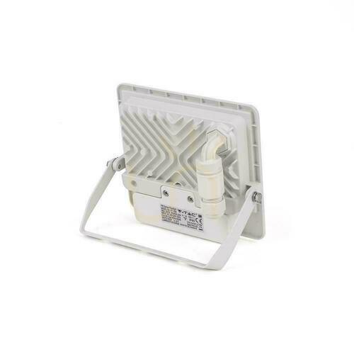 Sprawdź Projektor LED V-TAC 30W SAMSUNG CHIP Czujnik Ruchu Biały Z MUFĄ VT-138S 6500K 2340lm 5 Lat Gwarancji