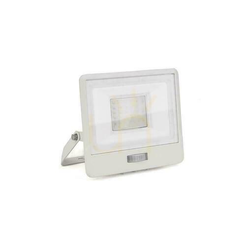Sprawdź Projektor LED V-TAC 30W SAMSUNG CHIP Czujnik Ruchu Biały Z MUFĄ VT-138S 6500K 2340lm 5 Lat Gwarancji