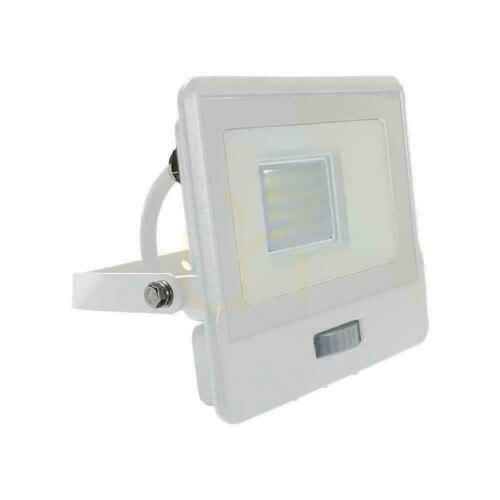 Sprawdź Projektor LED V-TAC 20W SAMSUNG CHIP Czujnik Ruchu Biały Przewód 1M VT-128S 3000K 1510lm 5 Lat Gwarancji