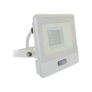 Projektor LED V-TAC 20W SAMSUNG CHIP Czujnik Ruchu Biały Przewód 1M VT-128S 3000K 1510lm 5 Lat Gwarancji small 0