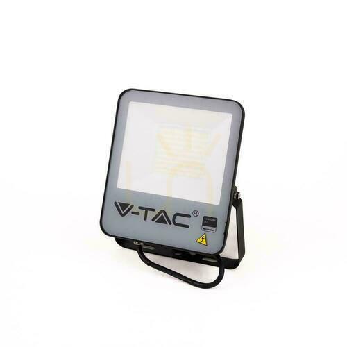 Sprawdź Projektor LED V-TAC 50W SAMSUNG CHIP Czarny 137Lm/W EVOLUTION VT-52 6500K 6850lm 5 Lat Gwarancji