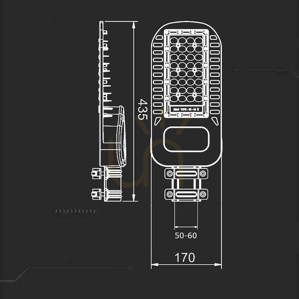 Wyświetl Oprawa Uliczna LED V-TAC SAMSUNG CHIP 50W Soczewki 110st 135Lm/W VT-54ST 4000K 6850lm 5 Lat Gwarancji Oprawa Uliczna LED V-TAC SAMSUNG CHIP 50W Soczewki 110st 135Lm/W VT-54ST 4000K 6850lm 5 Lat Gwarancji