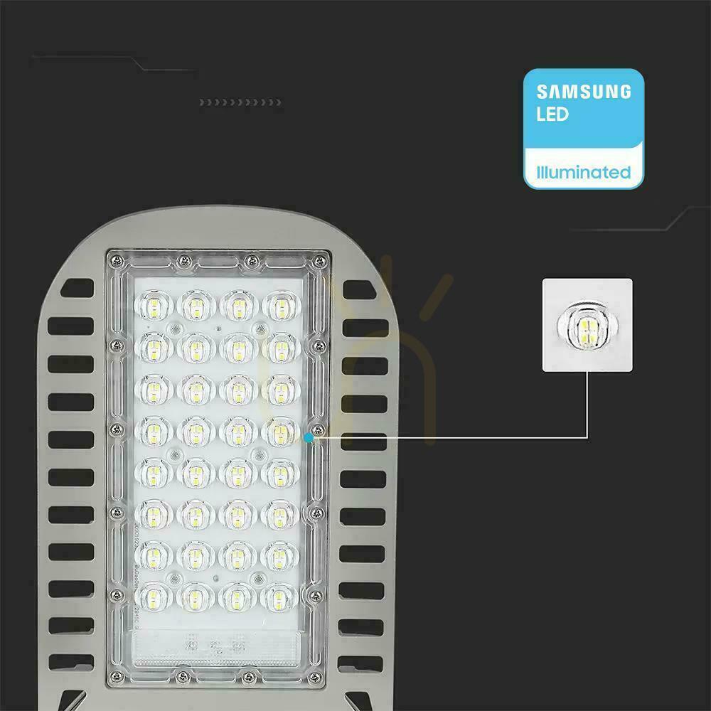 Pokaż Oprawa Uliczna LED V-TAC SAMSUNG CHIP 50W Soczewki 110st 135Lm/W VT-54ST 4000K 6850lm 5 Lat Gwarancji Oprawa Uliczna LED V-TAC SAMSUNG CHIP 50W Soczewki 110st 135Lm/W VT-54ST 4000K 6850lm 5 Lat Gwarancji