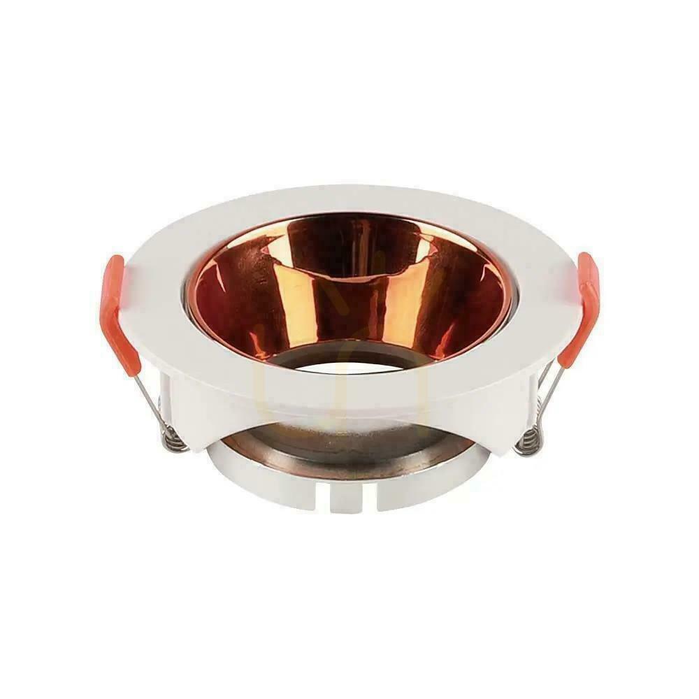 Zobacz Oczko V-TAC GU10 Wpuszczane Okrągłe Białe/Miedziane VT-931 3 Lata Gwarancji Oczko V-TAC GU10 Wpuszczane Okrągłe Białe/Miedziane VT-931 3 Lata Gwarancji
