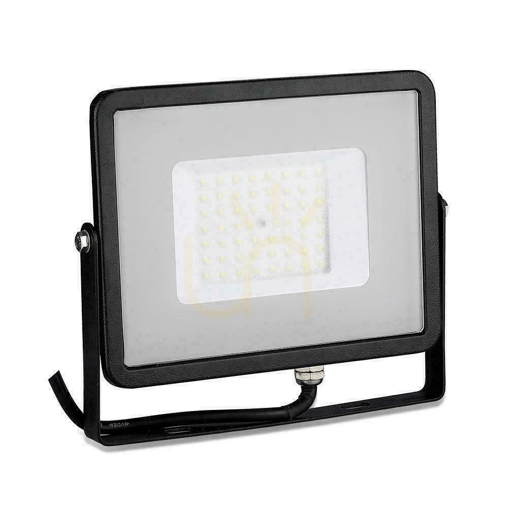 Wyświetl Projektor LED V-TAC 50W SAMSUNG CHIP Czarny VT-50 4000K 4000lm 5 Lat Gwarancji Projektor LED V-TAC 50W SAMSUNG CHIP Czarny VT-50 4000K 4000lm 5 Lat Gwarancji