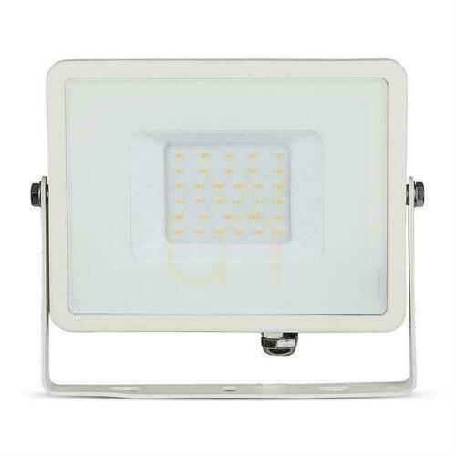 Sprawdź Projektor LED V-TAC 30W SAMSUNG CHIP Biały VT-30 4000K 2340lm 5 Lat Gwarancji