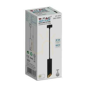 Oprawa Zwieszana V-TAC GU10 GU10 Czarny+Złoty 55x200mm VT-975-200 3 Lata Gwarancji small 4
