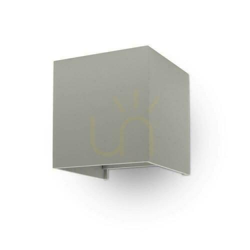 Sprawdź Kinkiet elewacyjny V-TAC góra dół 5W LED 700lm 4000K IP65 szary kwadrat regulowany VT-759-G