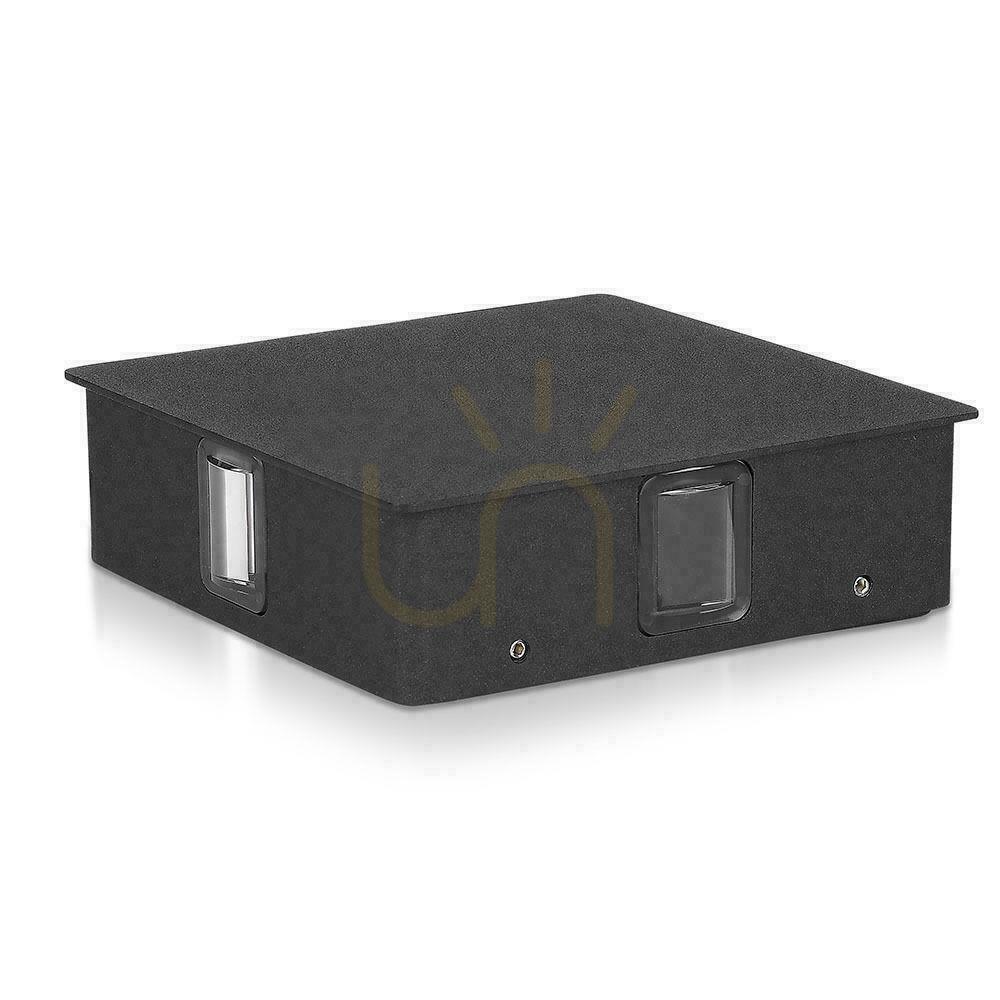 Wyświetl Oprawa Ścienna V-TAC 4W LED IP65 Czarny Kwadrat VT-704-B 3000K 428lm Oprawa Ścienna V-TAC 4W LED IP65 Czarny Kwadrat VT-704-B 3000K 428lm