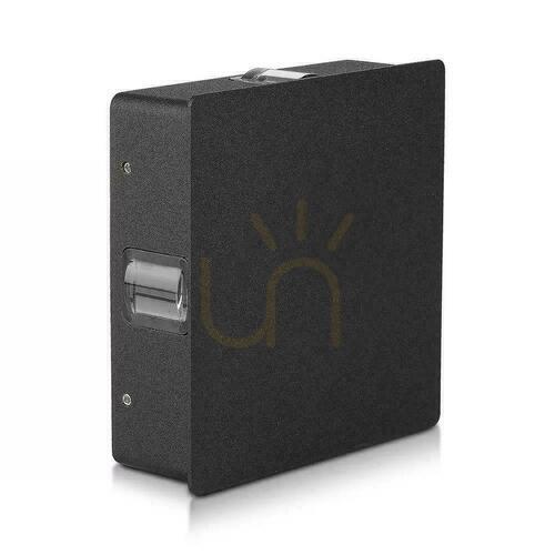 Sprawdź Oprawa Ścienna V-TAC 4W LED IP65 Czarny Kwadrat VT-704-B 3000K 428lm