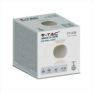 Kinkiet Ścienny V-TAC 4W LED Szary Okrągły IP65 VT-836 4000K 476lm 3 Kinkiet Ścienny V-TAC 4W LED Szary Okrągły IP65 VT-836 4000K 476lm small 3