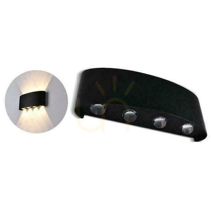 Wyświetl Oprawa Ścienna Góra Dół V-TAC 7W LED Czarna IP65 VT-848 3000K 940lm Oprawa Ścienna Góra Dół V-TAC 7W LED Czarna IP65 VT-848 3000K 940lm