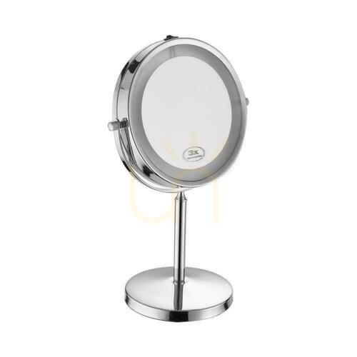 Sprawdź Lustro Przenośne V-TAC 3W LED Łazienka Makijaż 4xAAA fi.17CM Chrom VT-7572 6400K 30lm