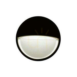 Oprawa Ścienna Elewacyjna 3W LED V-TAC Czarna Okrągła 230V IP65 VT-1182-B 4000K 210lm small 1