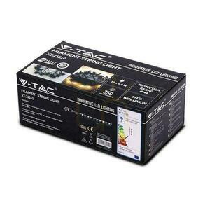 Girlanda Ogrodowa V-TAC (sznur) 6W LED 5 metrów 10 żarówek 0,4W Filament VT-71510 3000K 350lm small 1