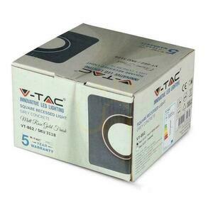 Oczko V-TAC Beton i Gips GU10 Kwadrat Wpuszczane Szare/Różowe Złoto VT-862-MRG 5 Lat Gwarancji small 3