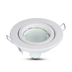 Oczko V-TAC GU10 Okrągłe Ruchome Białe VT-7227RD-WH 3 Oczko V-TAC GU10 Okrągłe Ruchome Białe VT-7227RD-WH small 3