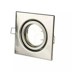 Oczko V-TAC GU10 Kwadrat Ruchome Satyna VT-7227SQ-SN small 0