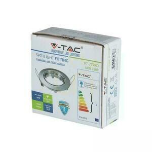 Chromowana ruchoma oprawa wpuszczana GU10 V-TAC VT-779-CH-RD small 3
