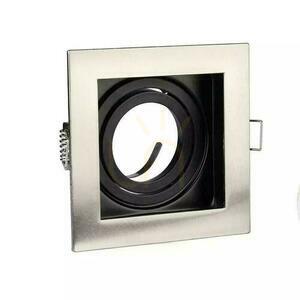 Oczko V-TAC Aluminiowe GU10 Kwadrat Satyna/Czarne VT-781SQ-SN small 1