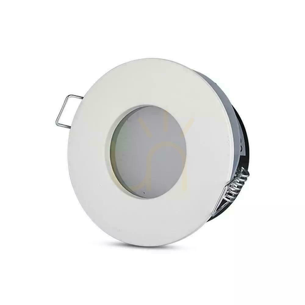 Zobacz Oczko V-TAC Aluminiowe Odlew Szczelne z szybą IP54 GU10 Okrągłe fi84 Białe VT-787RD-WH Oczko V-TAC Aluminiowe Odlew Szczelne z szybą IP54 GU10 Okrągłe fi84 Białe VT-787RD-WH
