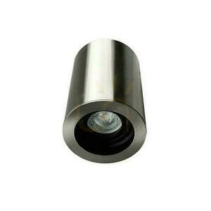 Oprawa V-TAC Aluminiowa GU10 Okrągła Natynkowa Tuba Satyna+Czarny 142x100 VT-796-SN small 1
