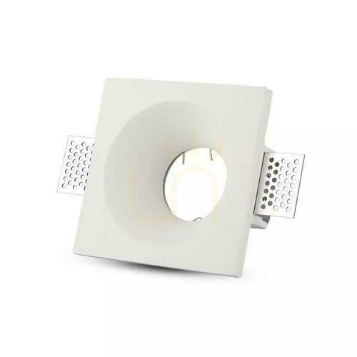 Sprawdź Oczko V-TAC GIPS GU10 Wpuszczane Okrągłe 120x120 Białe VT-776SQ
