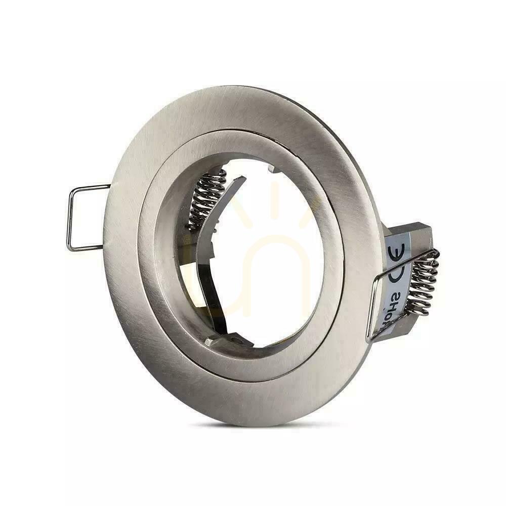 Zobacz Oczko V-TAC Aluminiowe Odlew GU10 Okrągłe Satyna VT-774-SN Oczko V-TAC Aluminiowe Odlew GU10 Okrągłe Satyna VT-774-SN