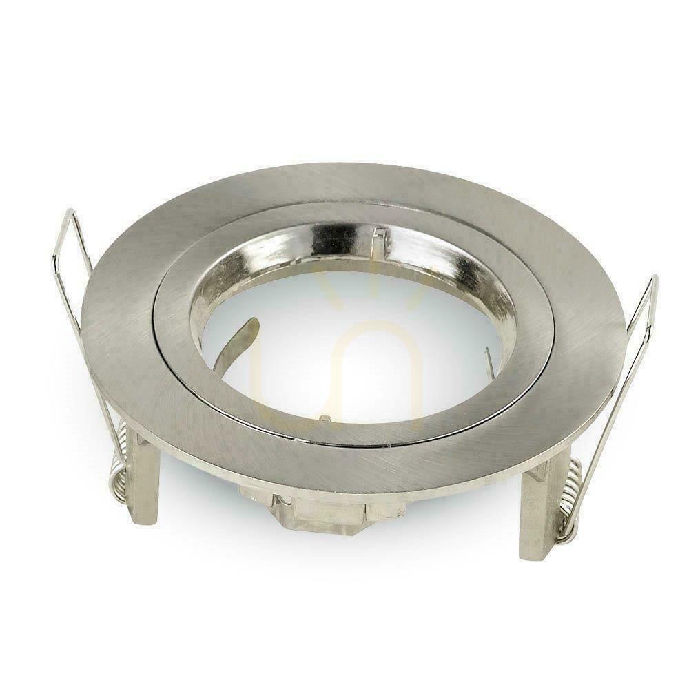 Sprawdź Oczko V-TAC Aluminiowe Odlew GU10 Okrągłe Satyna VT-774-SN Oczko V-TAC Aluminiowe Odlew GU10 Okrągłe Satyna VT-774-SN
