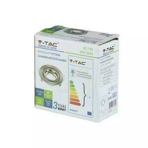 Oczko V-TAC Aluminiowe Odlew GU10 Okrągłe Ruchome Satyna VT-775-SN 2 Oczko V-TAC Aluminiowe Odlew GU10 Okrągłe Ruchome Satyna VT-775-SN small 2