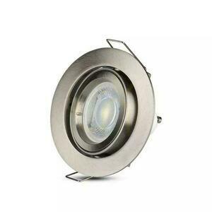 Oczko V-TAC Aluminiowe Odlew GU10 Okrągłe Ruchome Satyna VT-775-SN 3 Oczko V-TAC Aluminiowe Odlew GU10 Okrągłe Ruchome Satyna VT-775-SN small 3