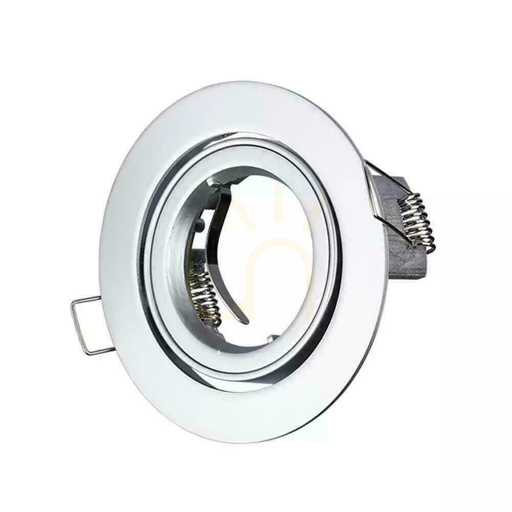 Zobacz Oczko V-TAC Aluminiowe Odlew GU10 Okrągłe Ruchome Srebrno Szary VT-775MG Oczko V-TAC Aluminiowe Odlew GU10 Okrągłe Ruchome Srebrno Szary VT-775MG