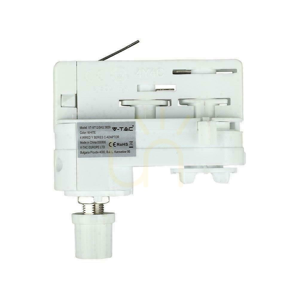 Sprawdź Adaptor Szynoprzewodu V-TAC Szynosystem 3F 3 fazowy Biały Adaptor Szynoprzewodu V-TAC Szynosystem 3F 3 fazowy Biały